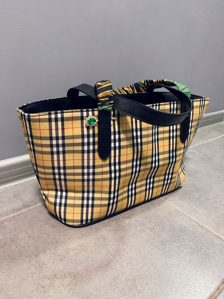 Женская, вместительная сумка-шопер; сумочка (Burberry)