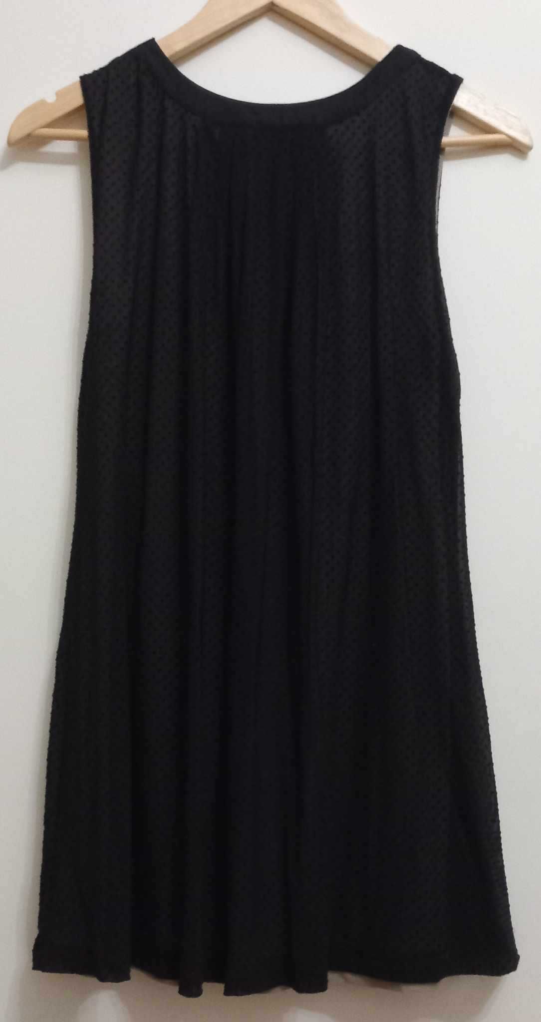 Vestido de tule preto