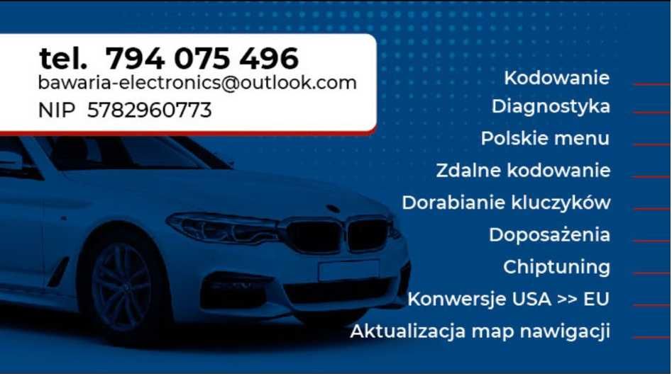 Bmw Kodowanie Konwersja Polskie Menu Klucze Naprawy Ecu Carplay