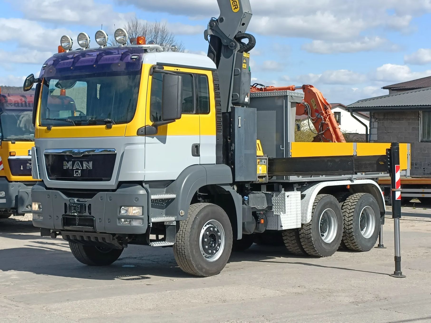 MAN TGS 33.480 6x4 Palfinger 34002 Skrzynia + Ciagnik Siodlowy  MAN TGS 33.480 6x4 Palfinger PK34002
