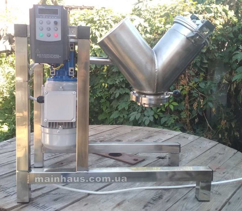 змішувач лабораторний V8 мikcep бiконусный смешиватель гравитационный