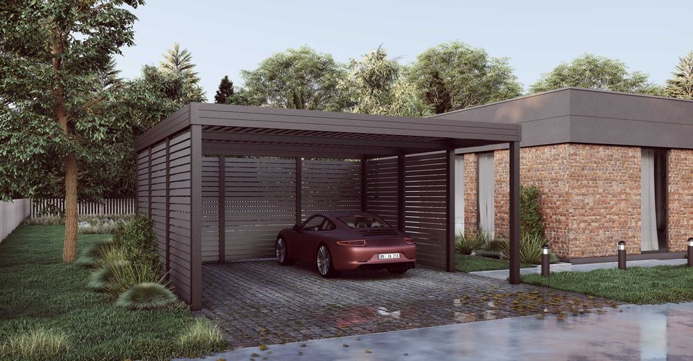 Carport 6x6 6x3 Wiata Samochodowa Altana Metalowa
