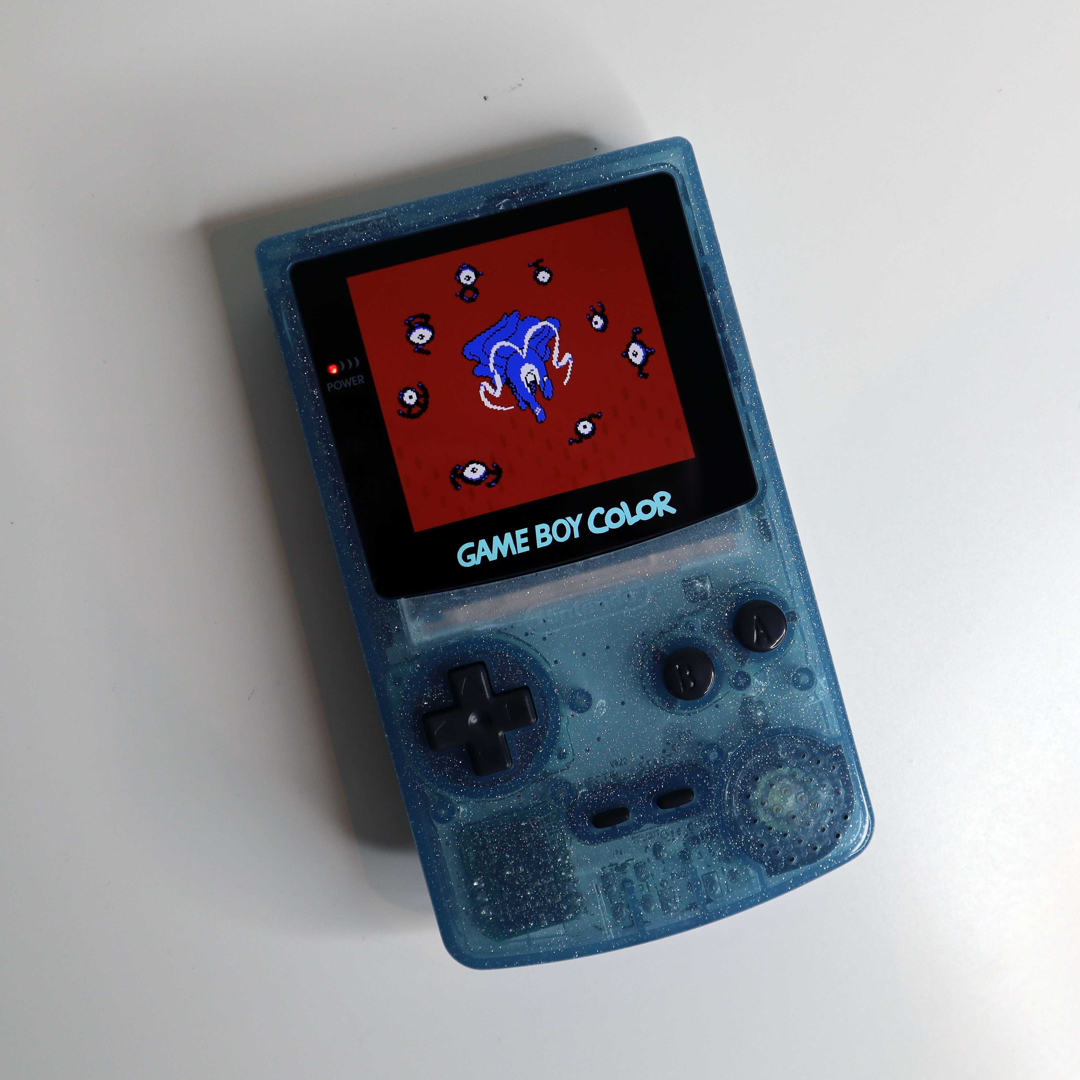 Nintendo Game Boy Color + Duży IPS ekran w kolorze + Pokemony Crystal