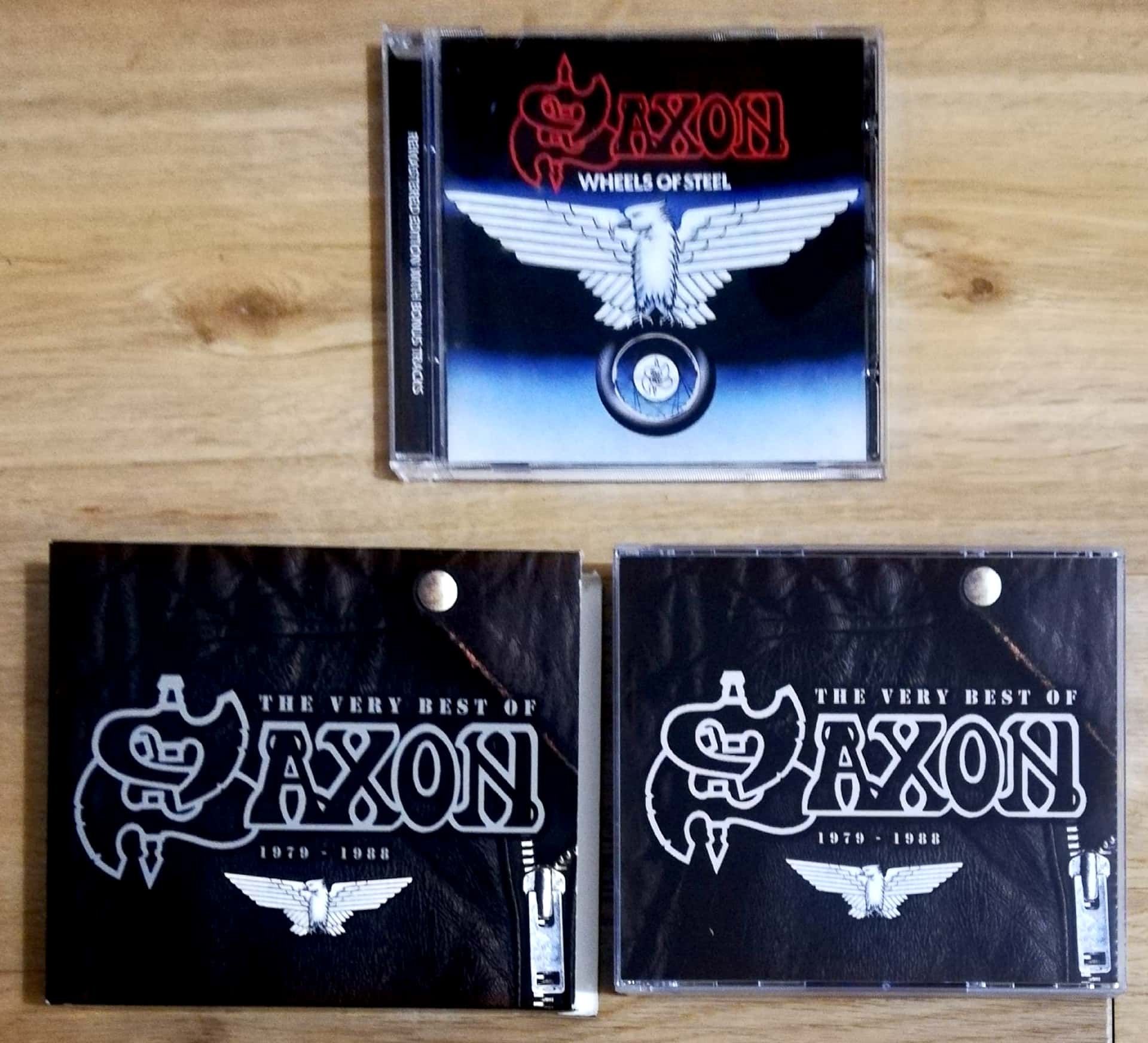 Guns N' Roses (1 cd) e Saxon (2 cd's)