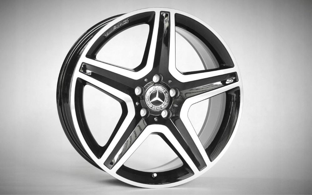 Oryginalne Felgi 19” Mercedes AMG alufelgi z dekielkami 8J ET43 5x112