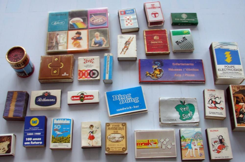 Colecção RARA 30 ANOS (1970, 80, 90) Caixas de Fósforos