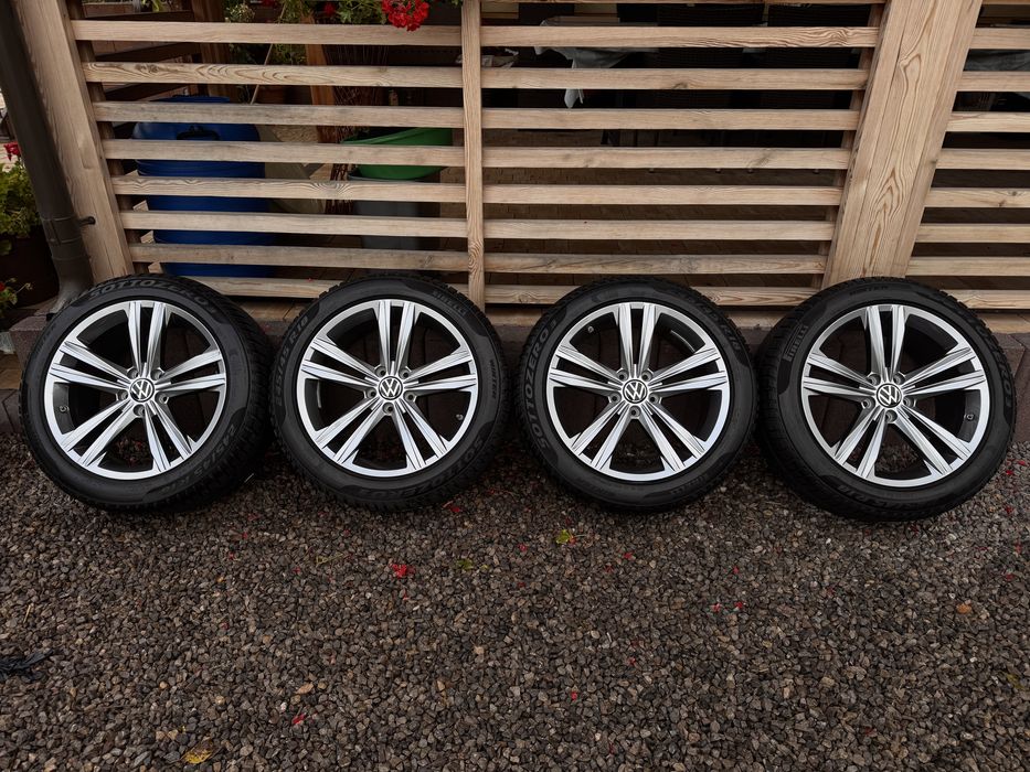 Felgi Koła 18 5x112 VW Oryginał Arteon Passat Tiguan Opony Zimowe