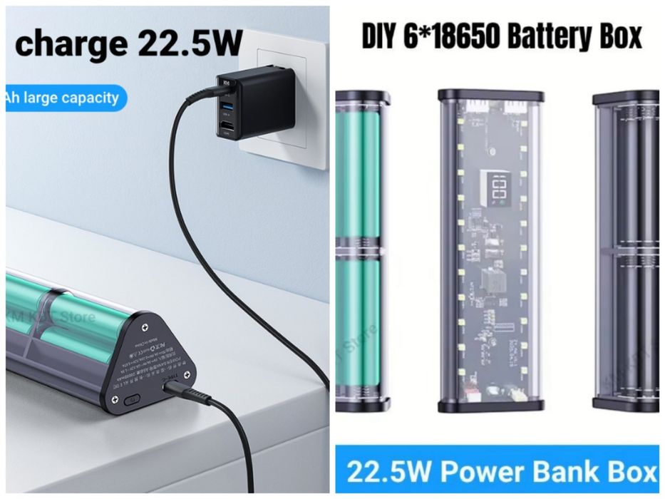 Корпус для павербанку 18650, 21700