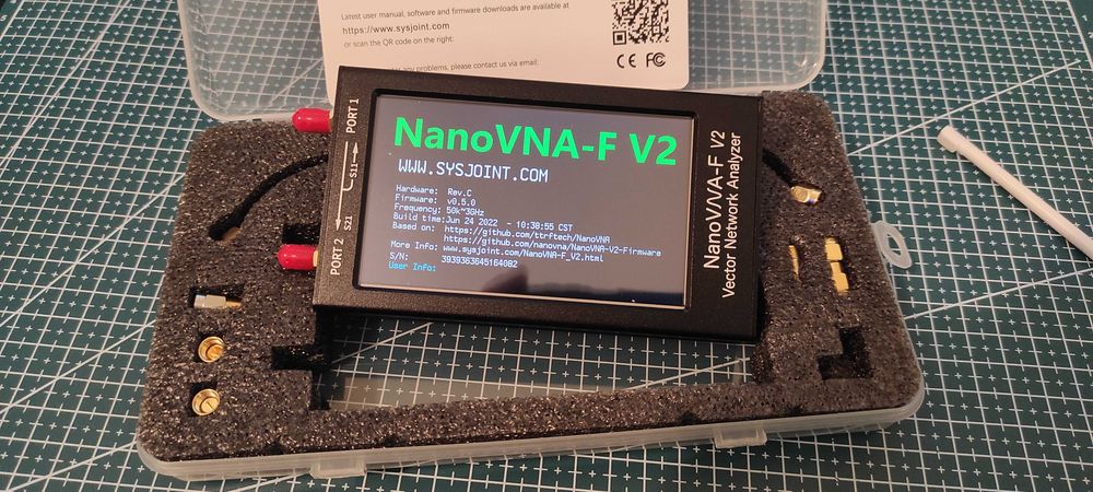 NanoVNA-F v2 - Analisador de Redes Vetoriais