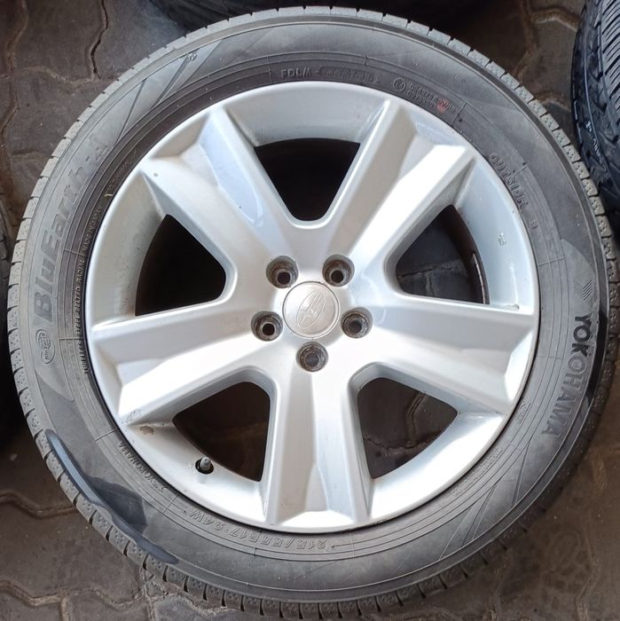 JANTES SUBARU R17 COM PNEUS 215/55 FURAÇÃO 5X100