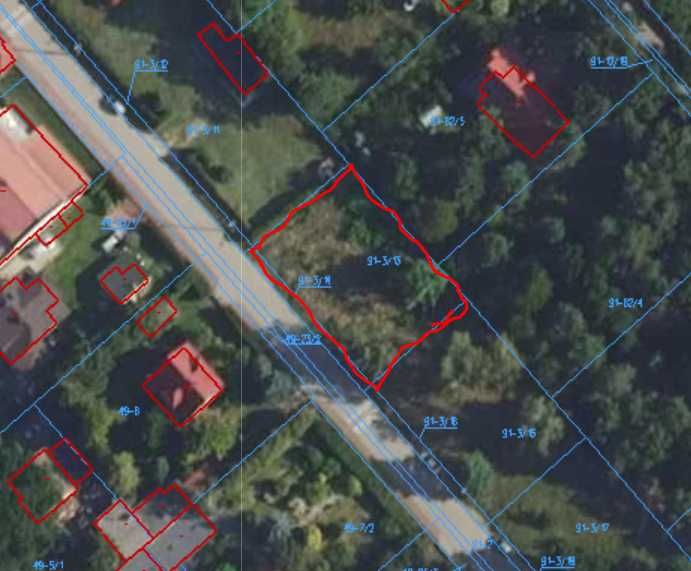 Działka budowlana Józefów (koło Otwocka) 715m2 - ul.Wronia