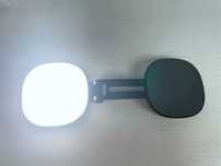 CZARNA Mini Lampa do smartfona z Magnesem do Streamingu na Telefon