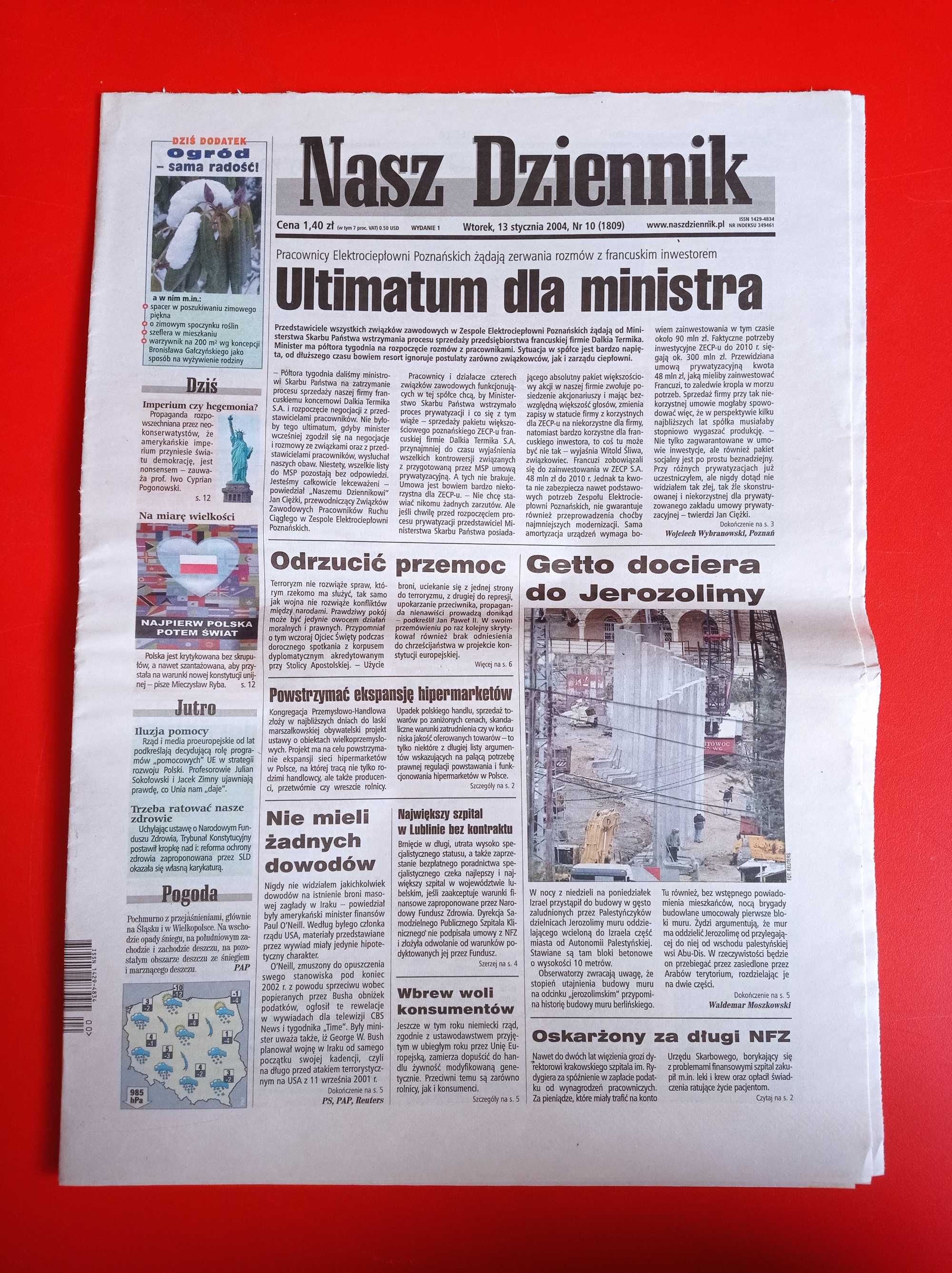 Nasz Dziennik, nr 10/2004, 13 stycznia 2004