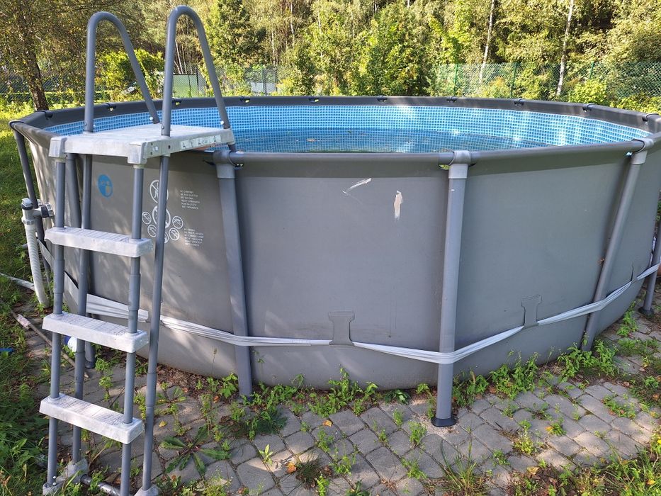 Basen ogrodowy 488x122 z pompą piaskową
