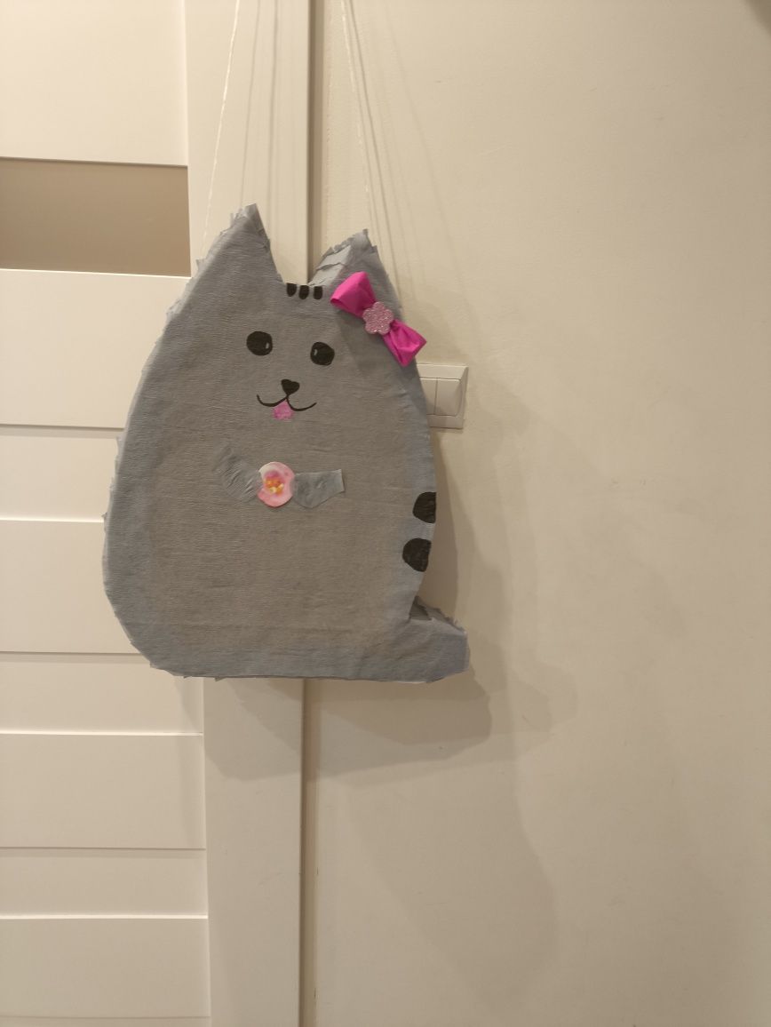 Ogromną piniata urodziny kot kotek pusheen