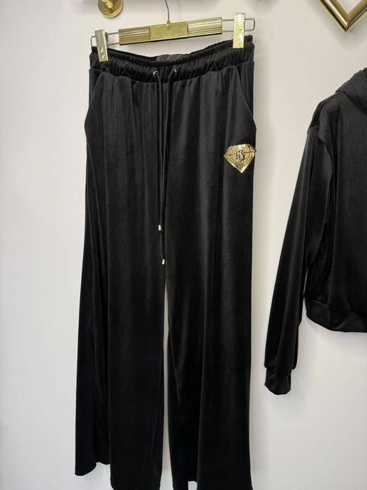 Dres welurowy Lola Bianka czarny
