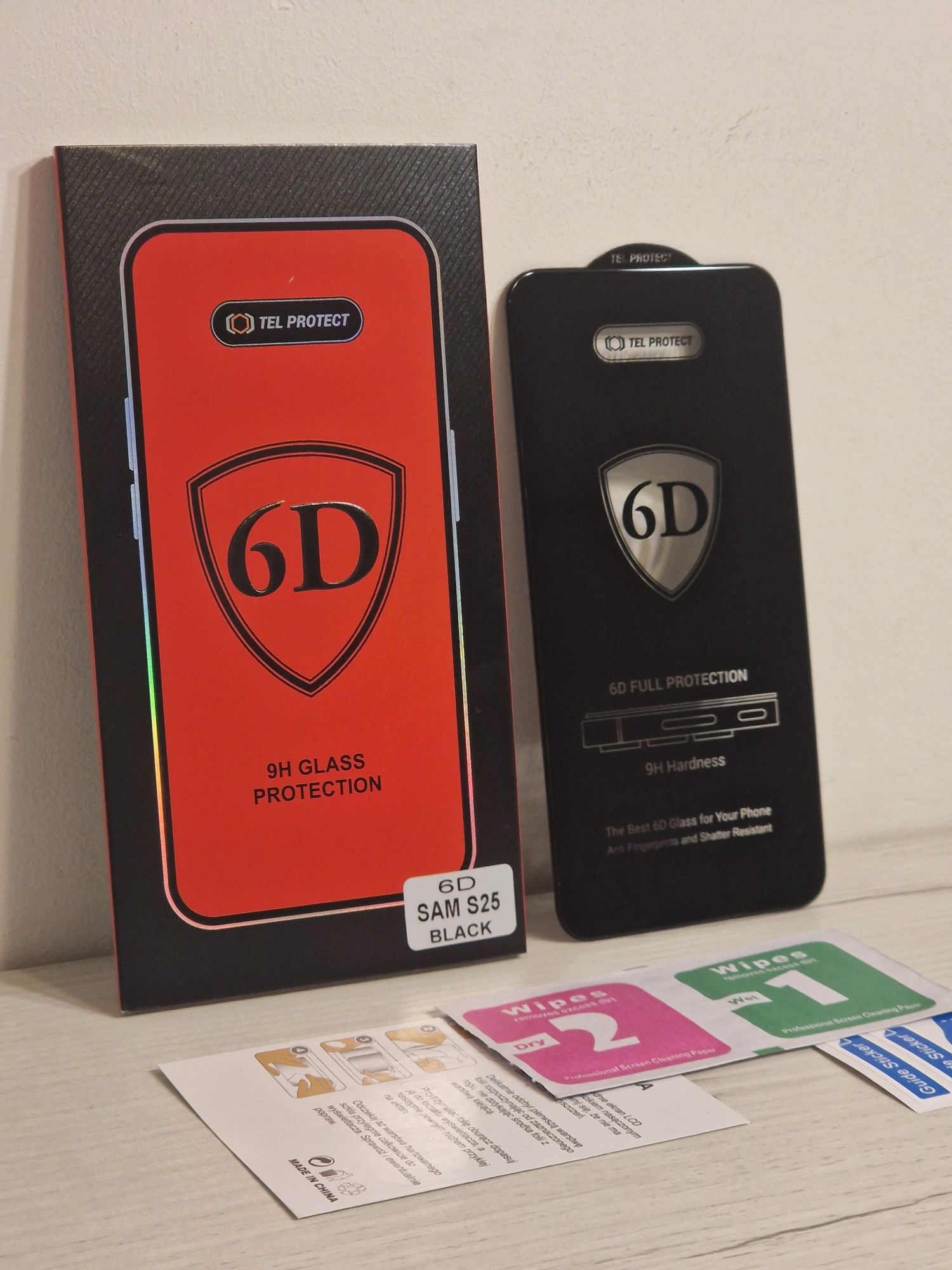 Hartowane szkło Tel Protect Full Glue 6D do SAMSUNG GALAXY S25