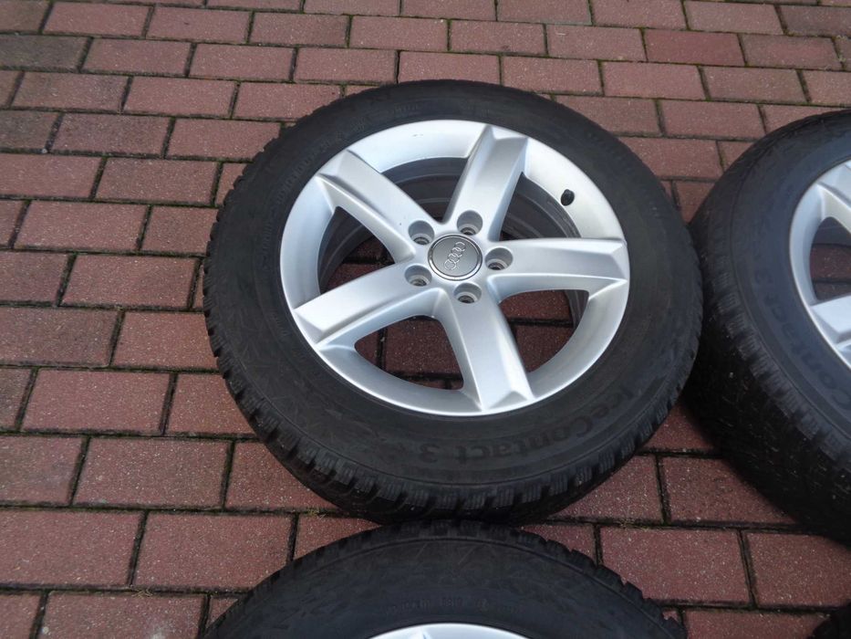 Alufelgi 16 Audi A4 B8 A6 C6 A6 C7 VW Passat z oponami zima 7mm 2019r