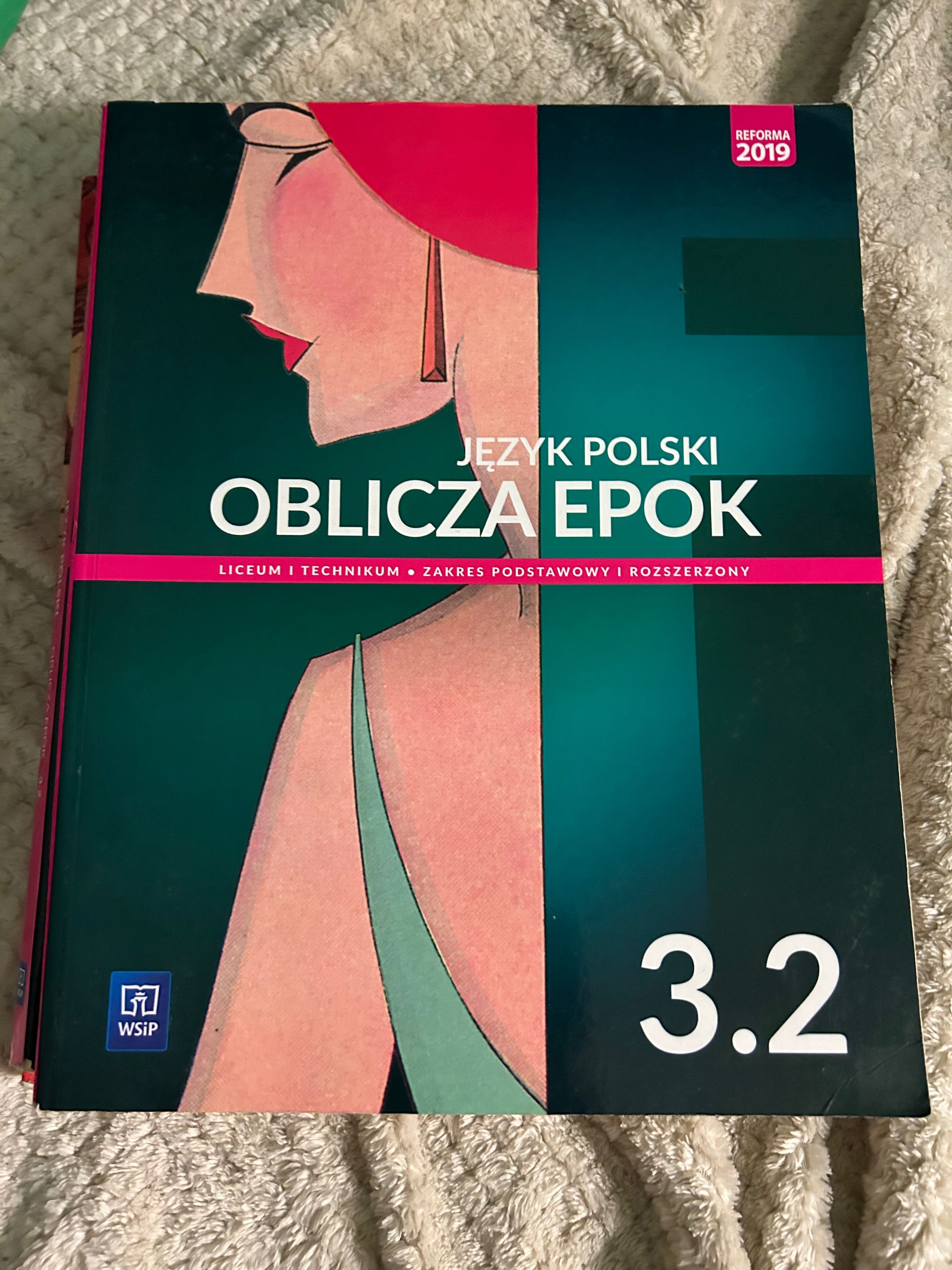 Zestaw podręczników do polskiego WSiP OBLICZA EPOK 3.