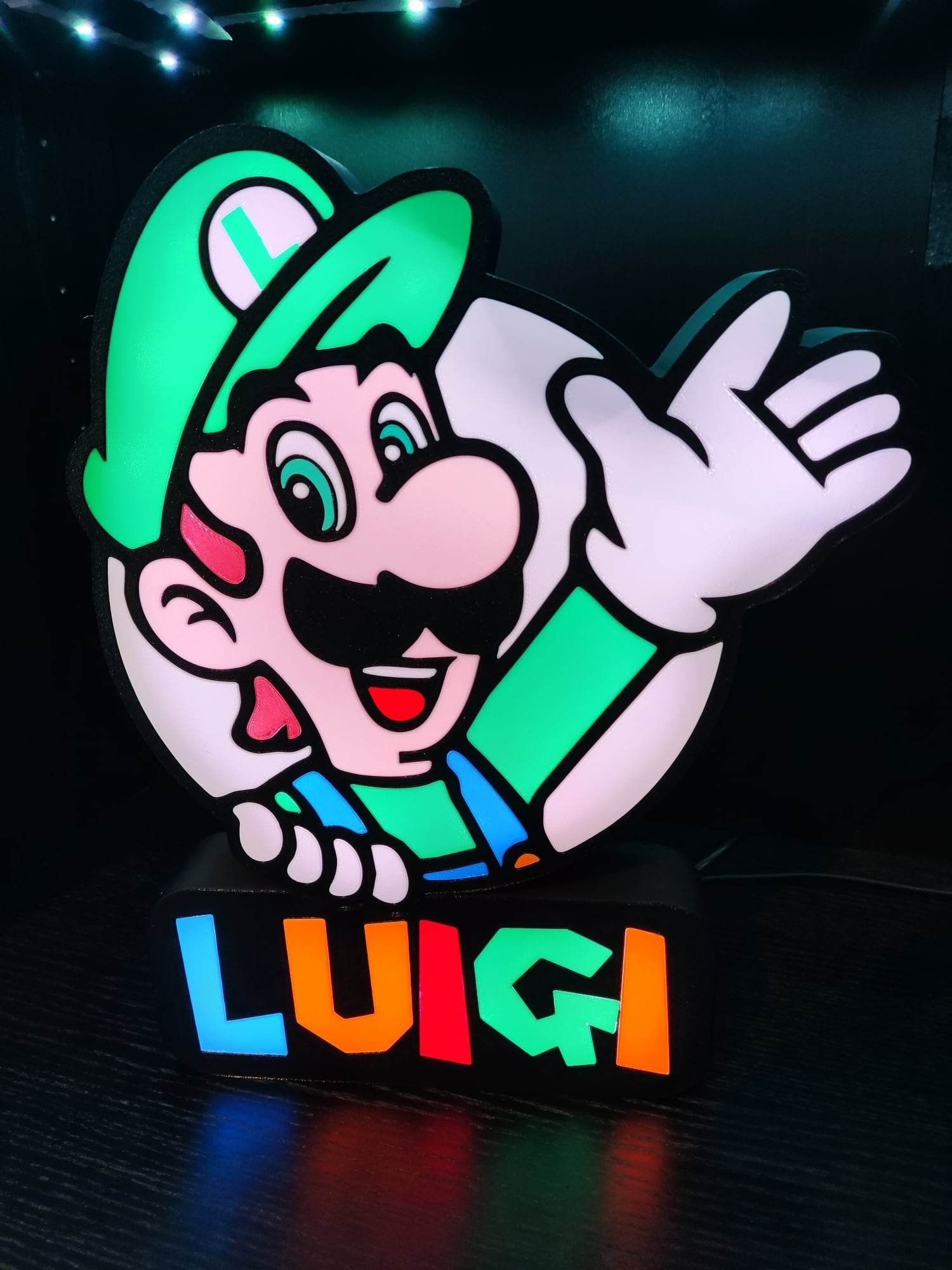 Candeeiro led Super Mário  e Luigi