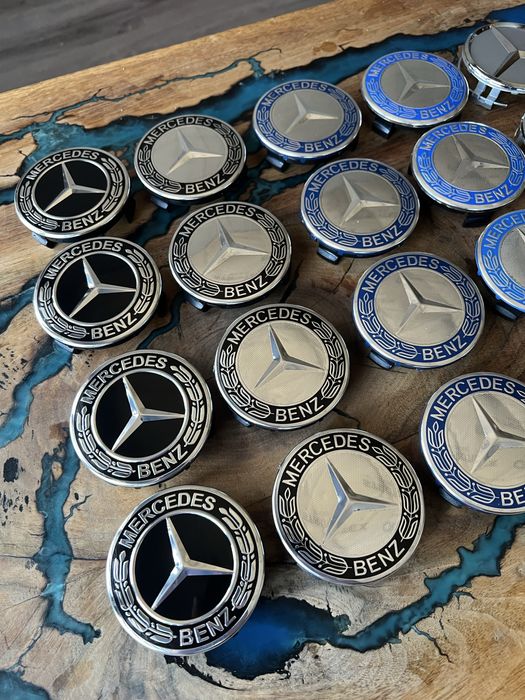 Ковпачки для дисків Mercedes-Benz 75мм.