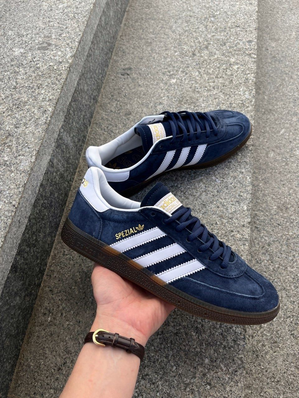 Жіночі кросівки Adidas Spezial Blue/White