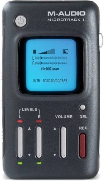 Gravador digital M-audio Microtrack 2 24 bits
