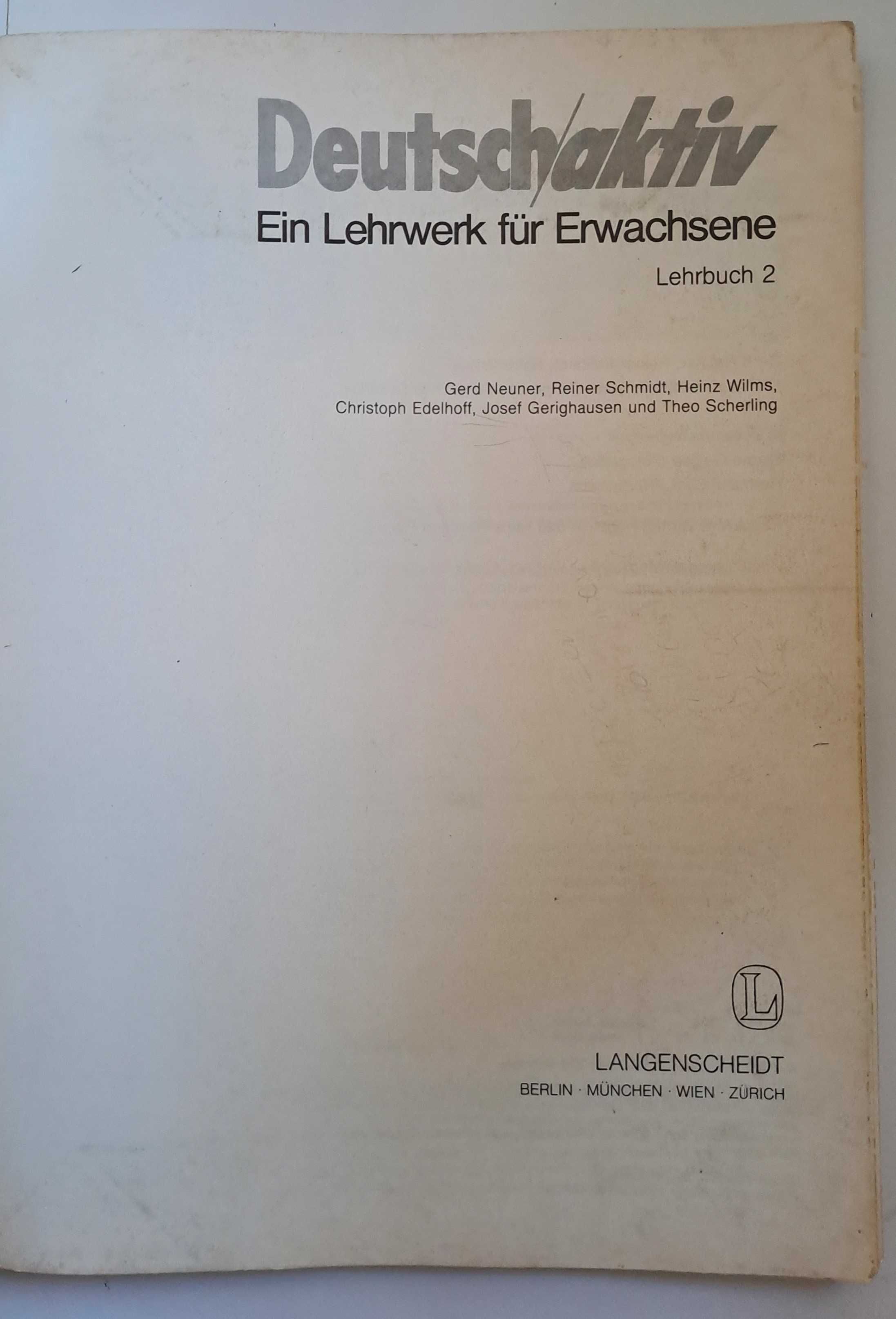 Deutschaktiv Ein Lehrwerk fur Erwachsene 2 Lehrbuch