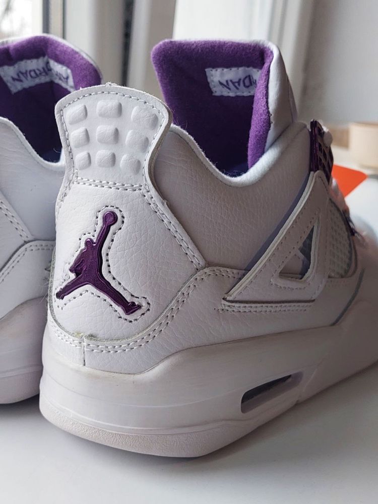 Buty Nike Air Jordan 4 White Metallic Purple 36-45 unisex trampki