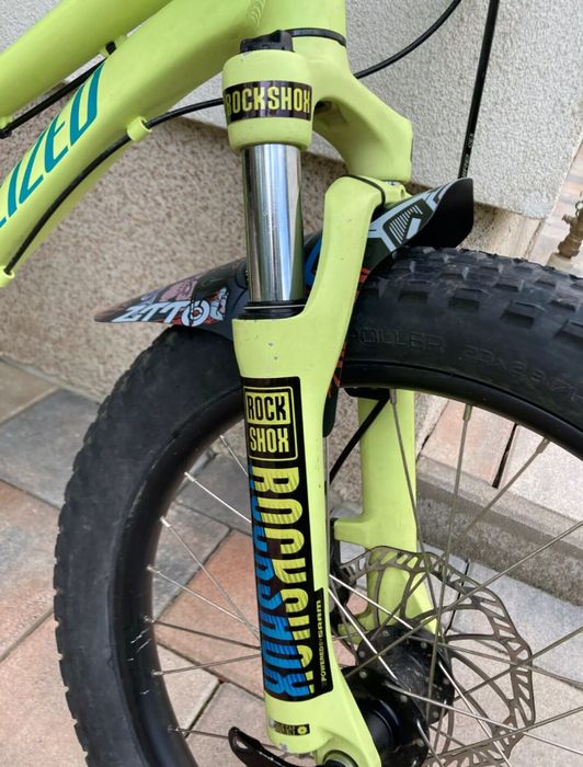 Наклейка Rockshox sid Ukraine edition . на вилку велосипеда