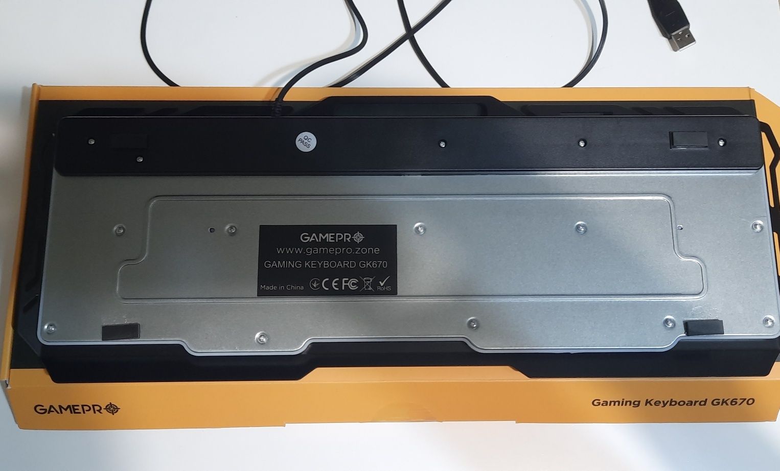 Игровая клавиатура gamepro gk670
