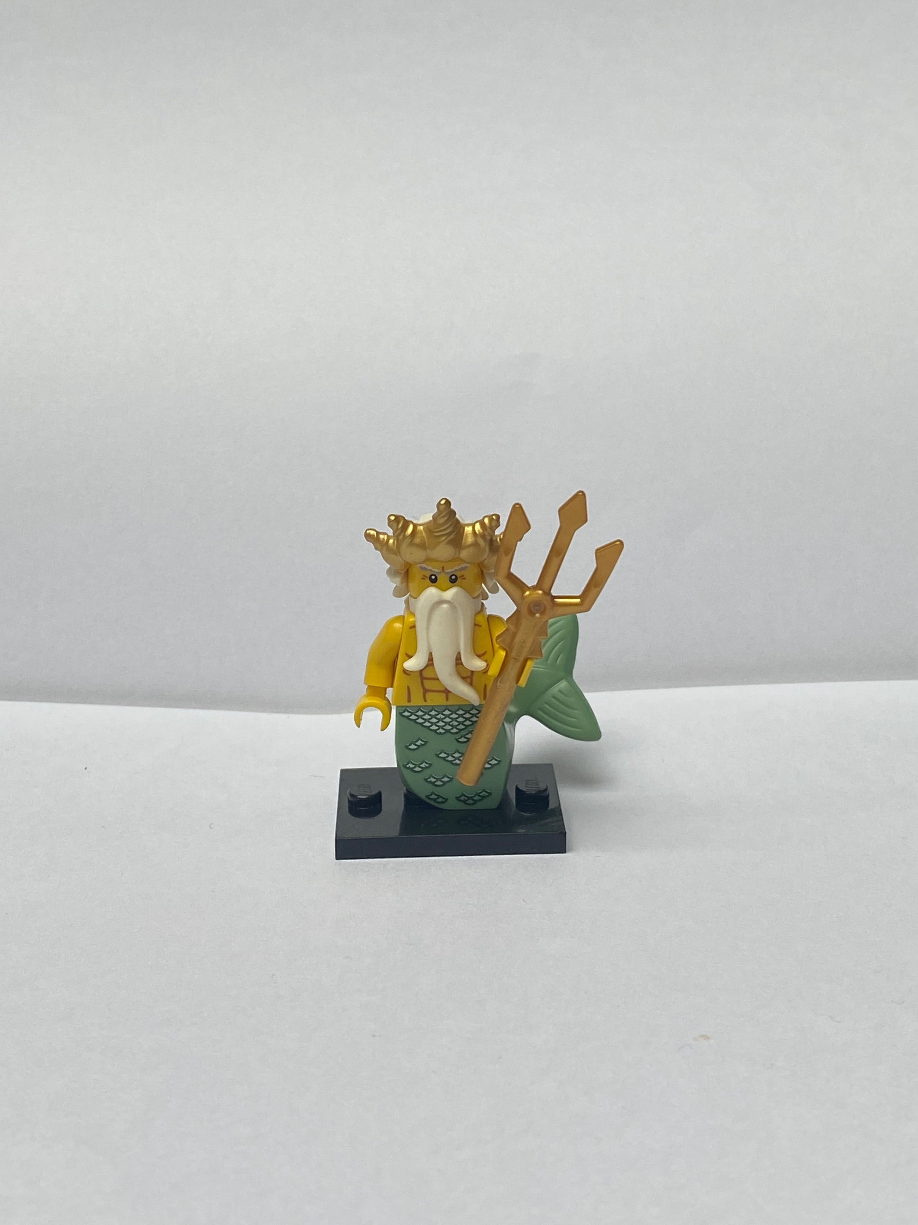 Lego Minifigures Poseidon + Mermaid