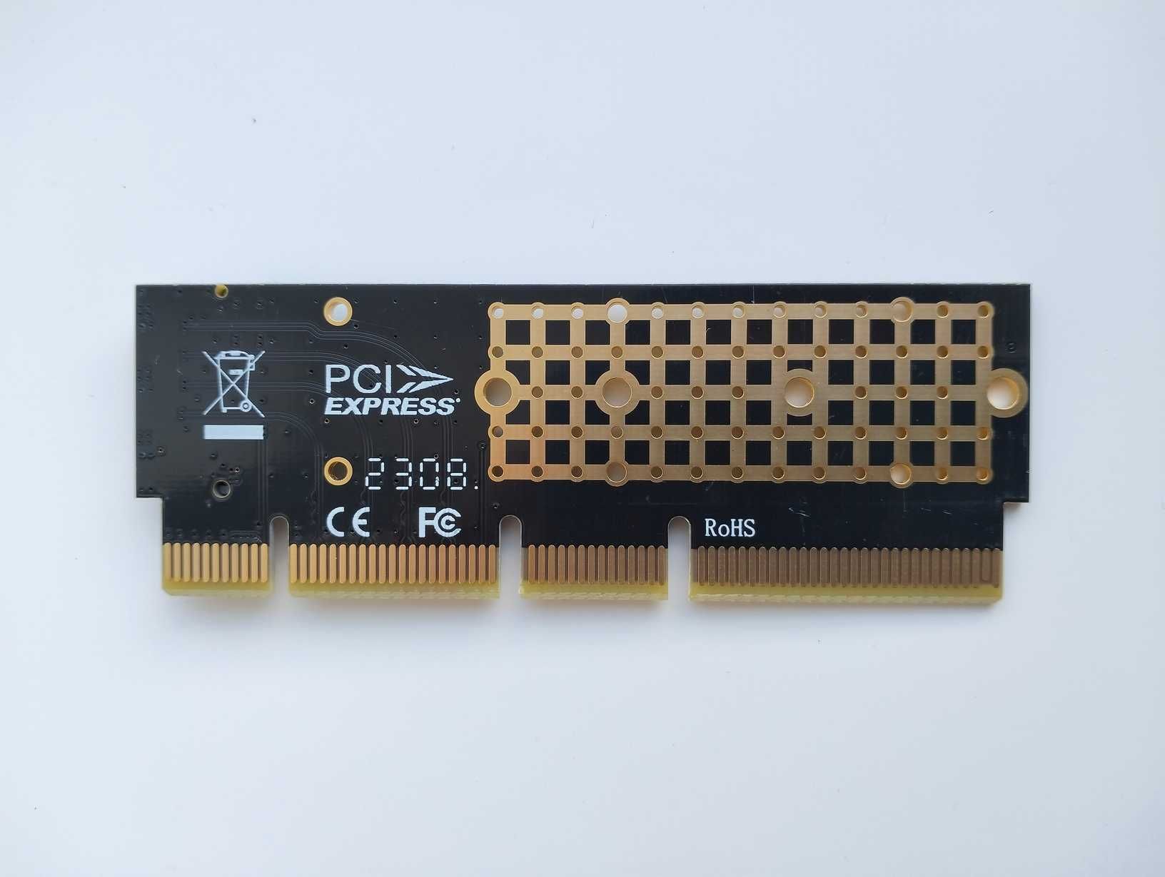 Переходник адаптер M.2 NVMe SSD на PCI-E PCIе 3.0 X16