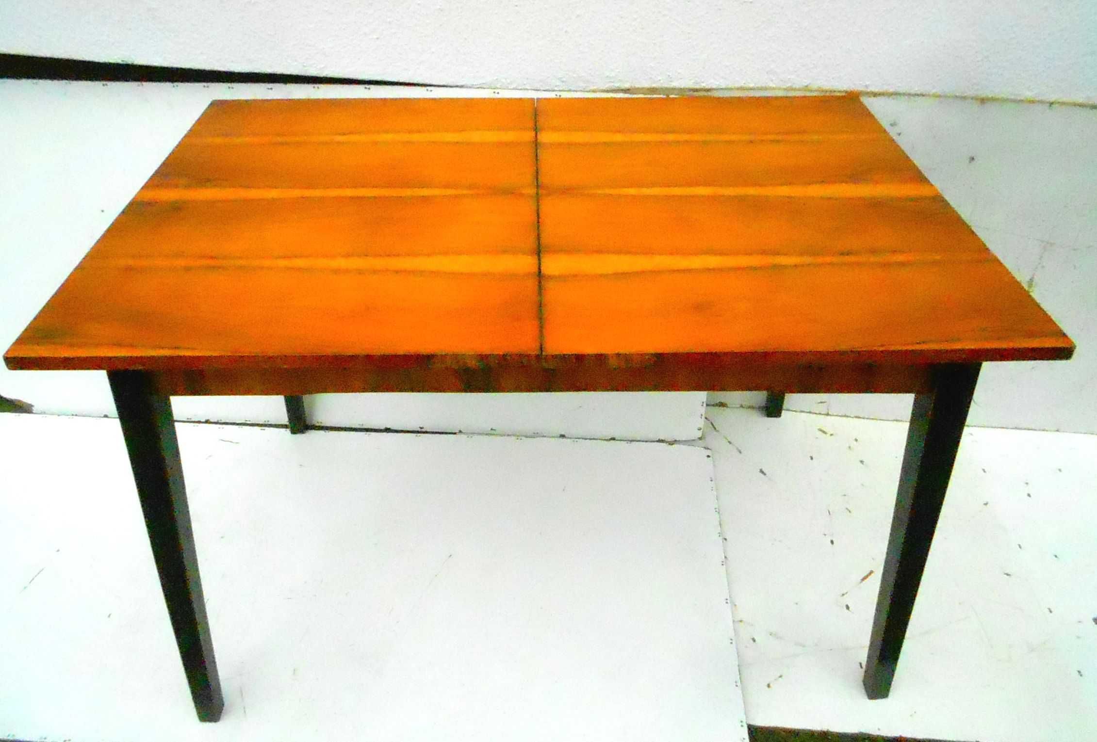 Stół drewniany rozkładany 165 SP Olesno, vintage, klasyczny design,60l
