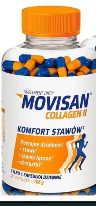Movisan Collagen II na Stawy I kosci doskonaly.