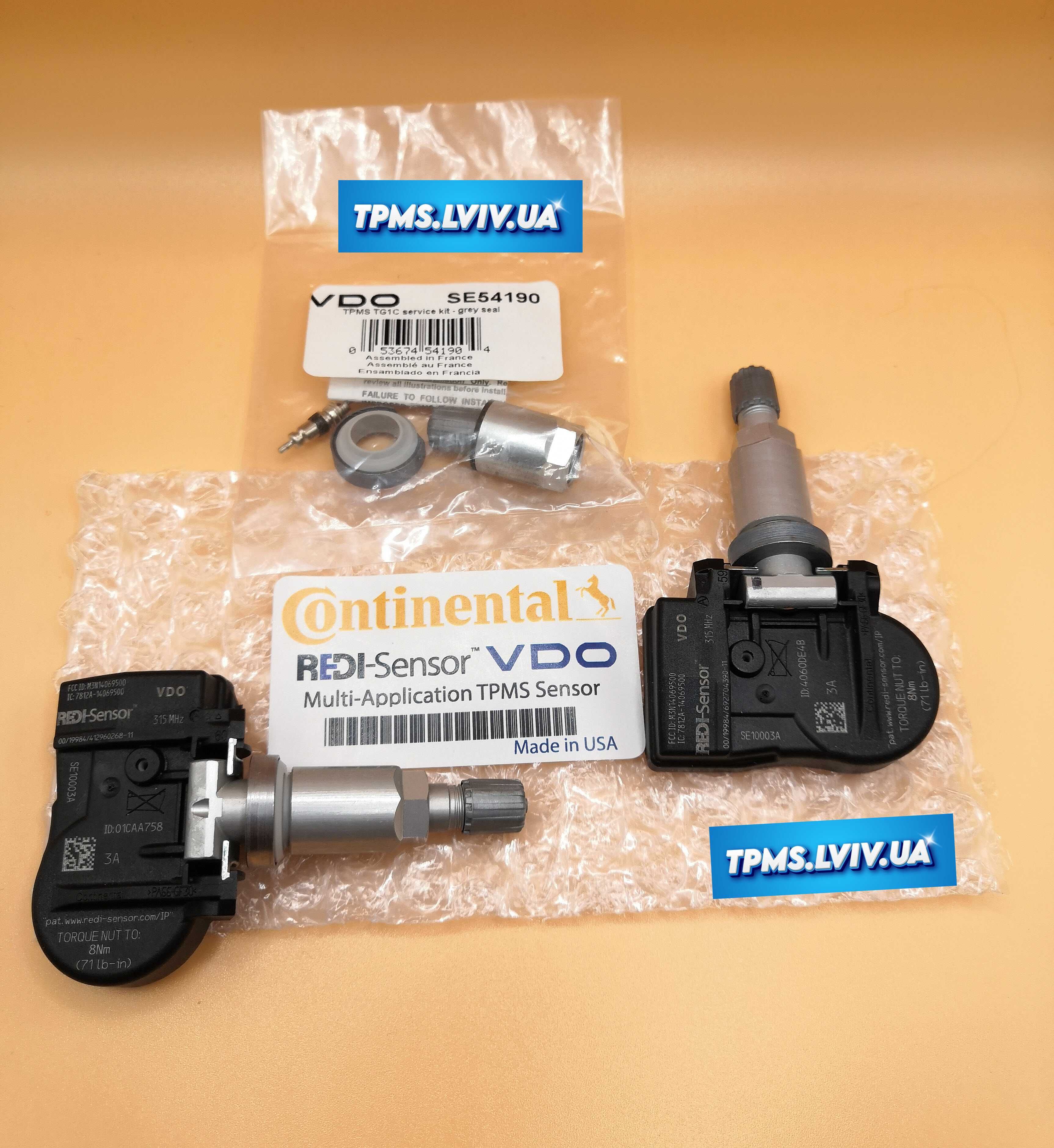 Датчик давления шин A0025407917, 1K0907253D Mercedes, Audi, Volkswagen