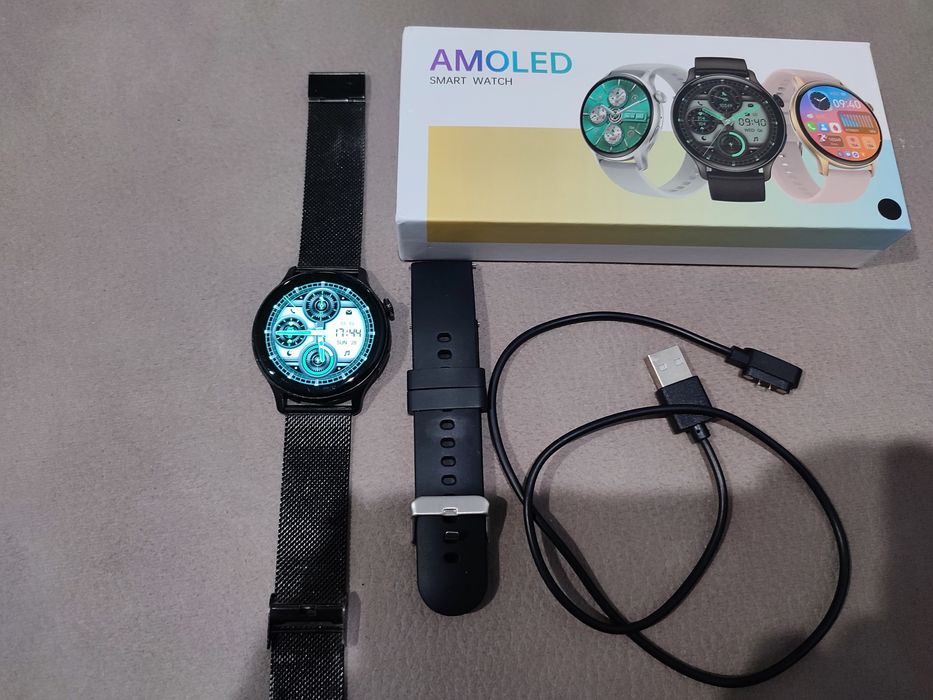 Смарт годинник Lemfo HK85 Amoled NFS