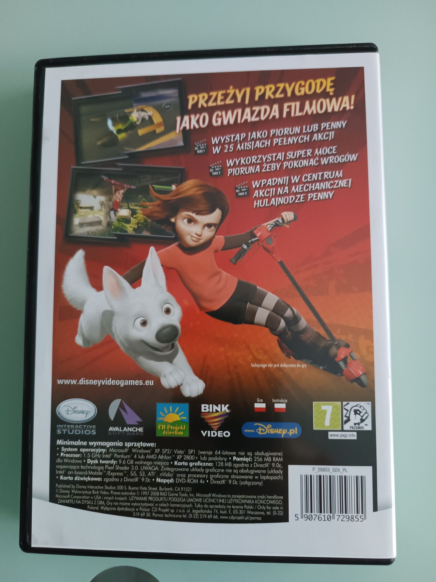 Gry dla dzieci na PC dvd Disney Magiczny dwupak Piorun i Auta