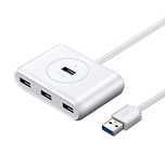 Ugreen wielofunkcyjny Hub Usb - 4 x Usb 3.0/1m biały (cr113)