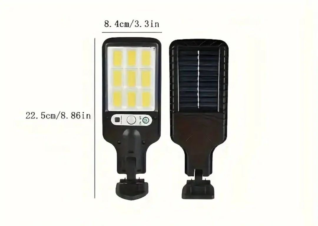 Lampa solarna LED z pilotem