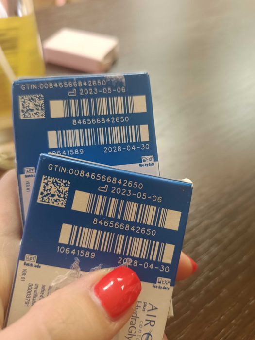 Soczewki air optix Alvin +2,5 2 opakowania