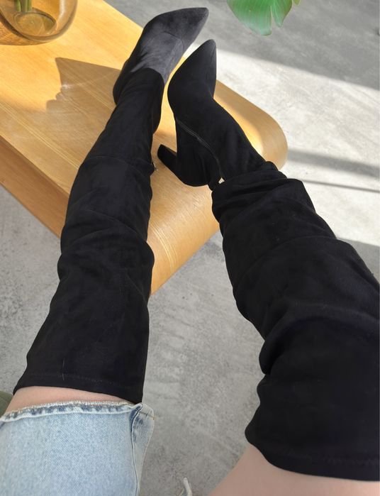 Замшеві ботфорти, 38 і 40 розміри