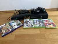 Konsola xbox 360 z kinect i dwoma oryginalnymi padami