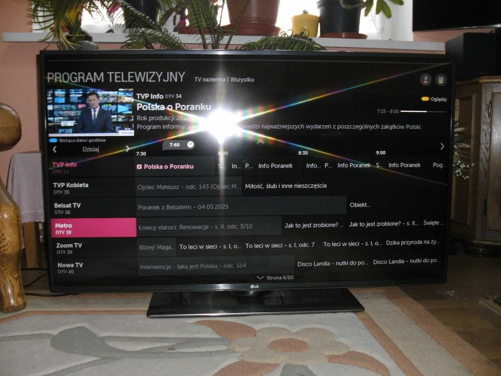 LG 50"- Smart TV z WiFi- 3D- WebOS- YouTube itp. Wysyłka
