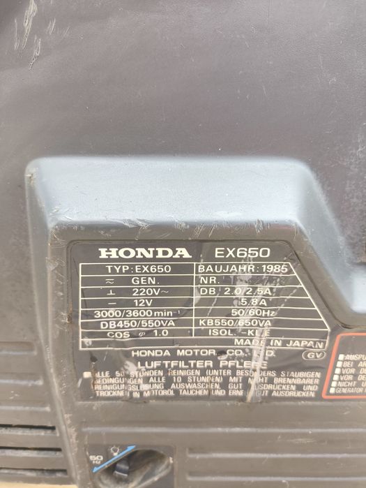 Agregat prądotwórczy honda/Yamaha/Bosch/Geko
