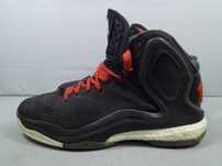 adidas D Rose 5 Boost Black Scarlet Unisex Sneakers