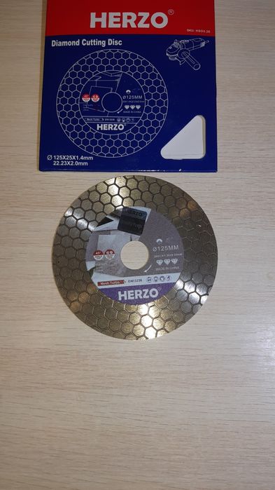 Алмазный отрезной диск для болгарки 125 чистый рез