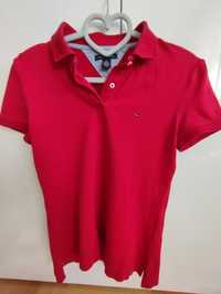 Koszulka polo Tommy Hilfiger, rozm. XS bordowa