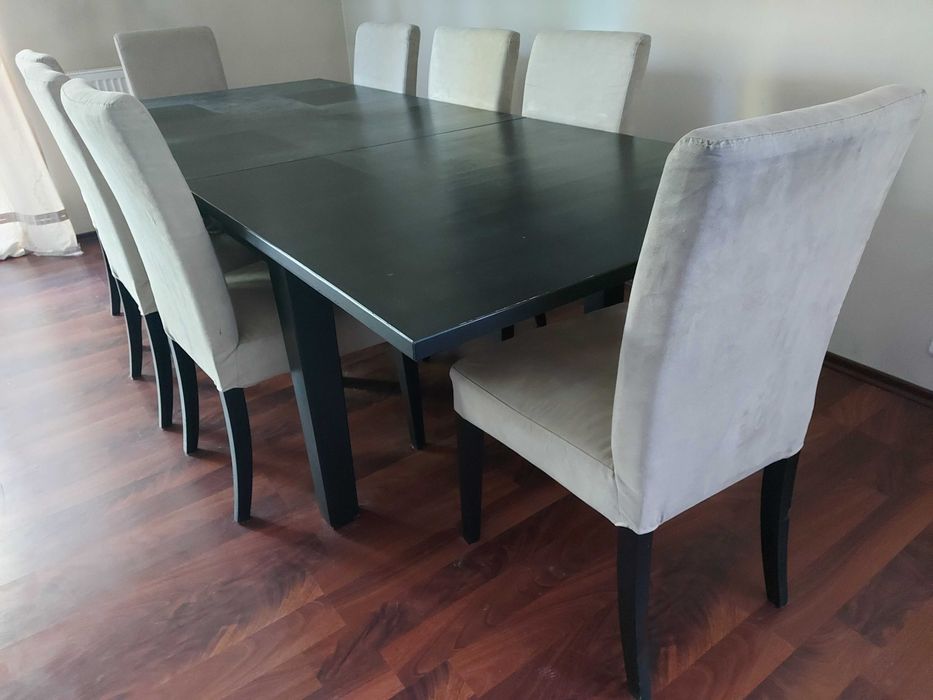 Stoł IKEA z 8 krzeslami