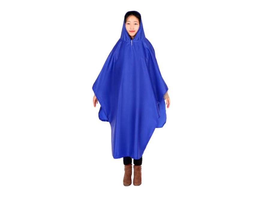 peleryna płaszcz przeciwdeszczowy poncho z kapturem 138x122 cm